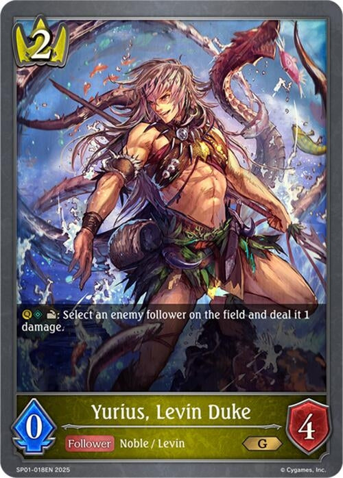 Image for Yurius, Levin Duke (SP01-018EN) - Shadowverse: Evolve
