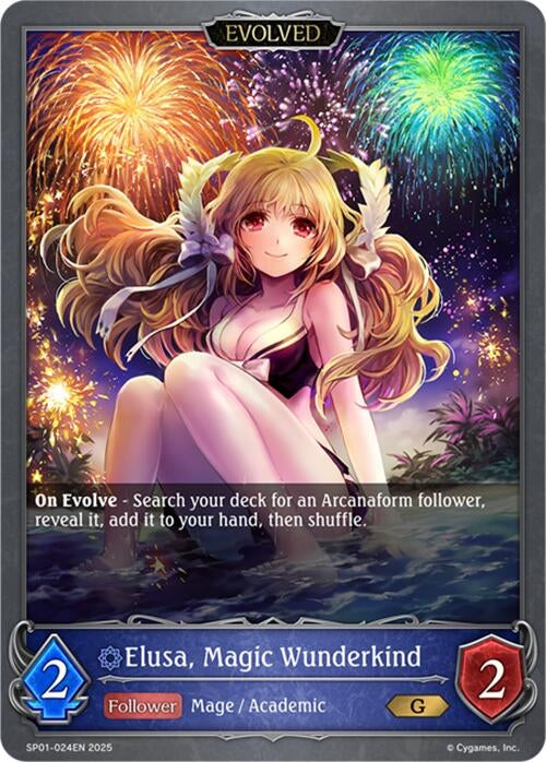 Image for Elusa, Magic Wunderkind (Evolved) (SP01-024EN) - Shadowverse: Evolve