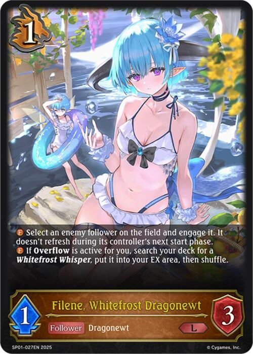 Image for Filene, Whitefrost Dragonewt (SP01-027EN) - Shadowverse: Evolve