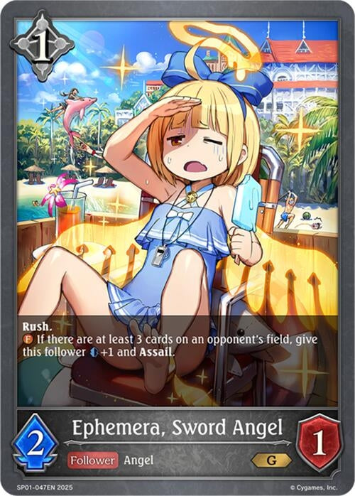 Image for Ephemera, Sword Angel (SP01-047EN) - Shadowverse: Evolve