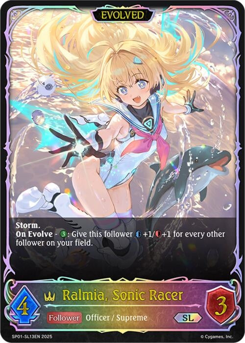 Image for Ralmia, Sonic Racer (Evolved) (SL) (SP01-SL13EN) - Shadowverse: Evolve