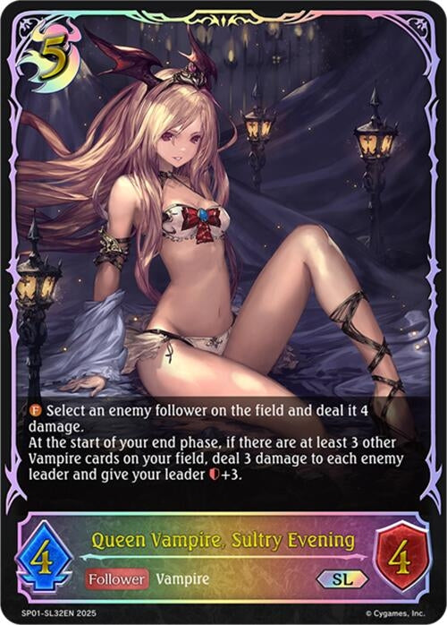 Image for Queen Vampire, Sultry Evening (SL) (SP01-SL32EN) - Shadowverse: Evolve