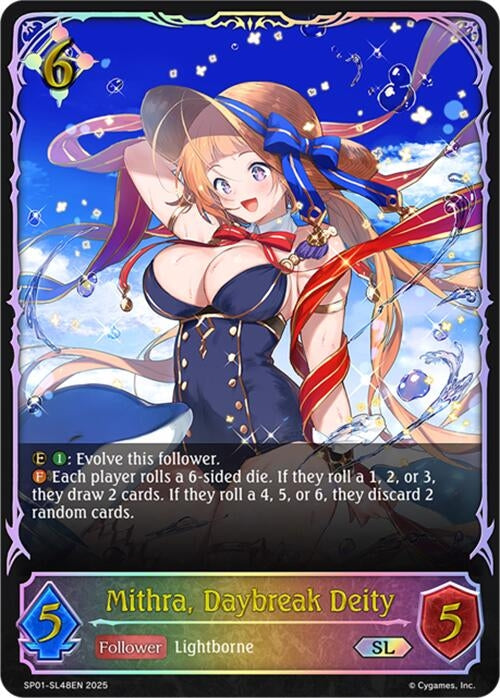 Image for Mithra, Daybreak Deity (SL) (SP01-SL48EN) - Shadowverse: Evolve
