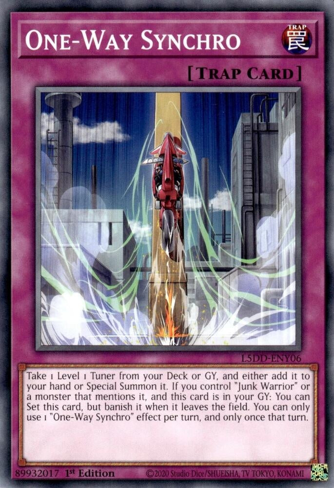 Image for One-Way Synchro (L5DD-ENY06) - YuGiOh