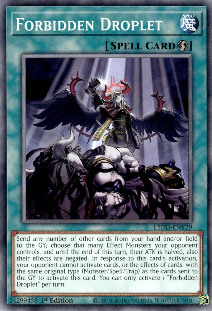 Image for Forbidden Droplet (L5DD-ENY29) - YuGiOh