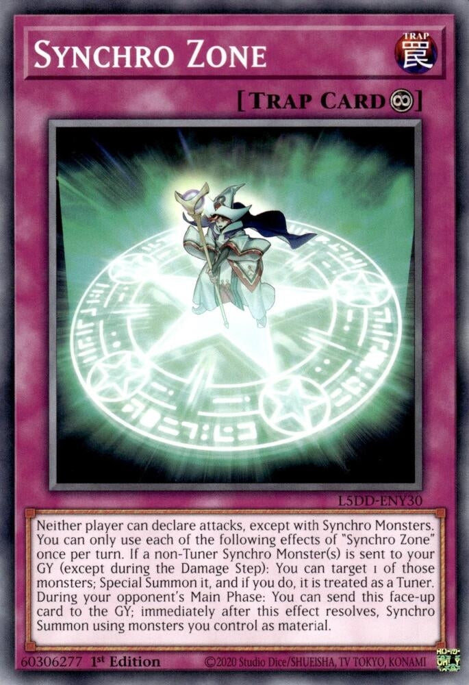 Image for Synchro Zone (L5DD-ENY30) - YuGiOh