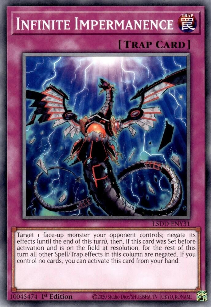 Image for Infinite Impermanence (L5DD-ENY31) (L5DD-ENY31) - YuGiOh