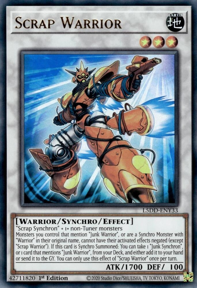 Image for Scrap Warrior (L5DD-ENY33) - YuGiOh