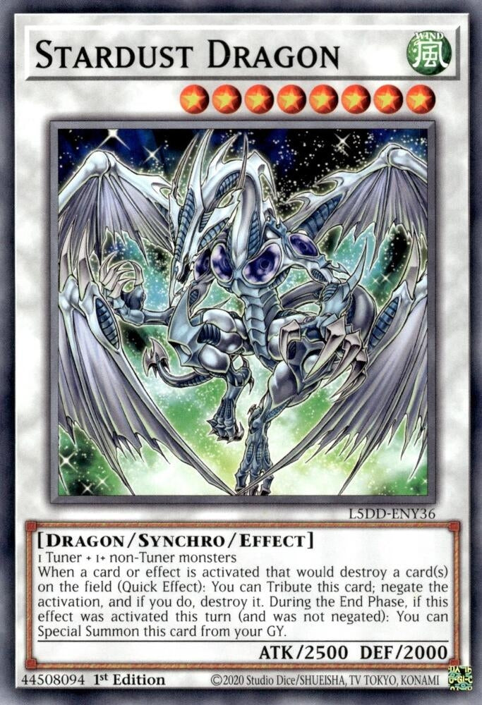 Image for Stardust Dragon (L5DD-ENY36) (L5DD-ENY36) - YuGiOh