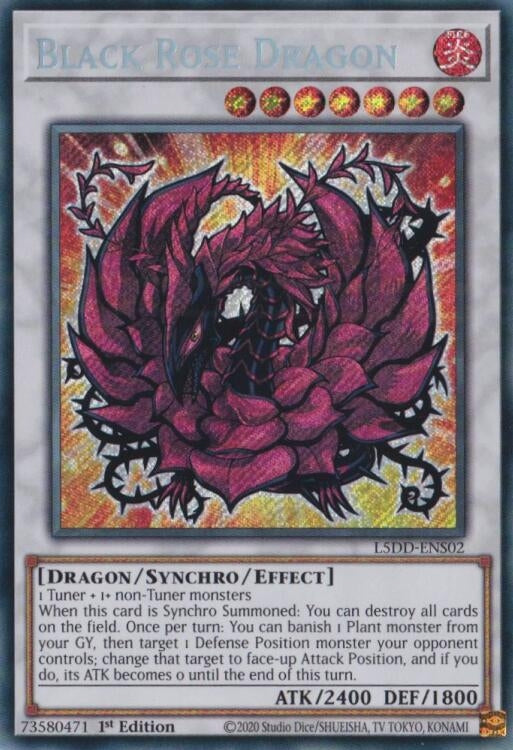 Image for Black Rose Dragon (L5DD-ENS02) (L5DD-ENS02) - YuGiOh