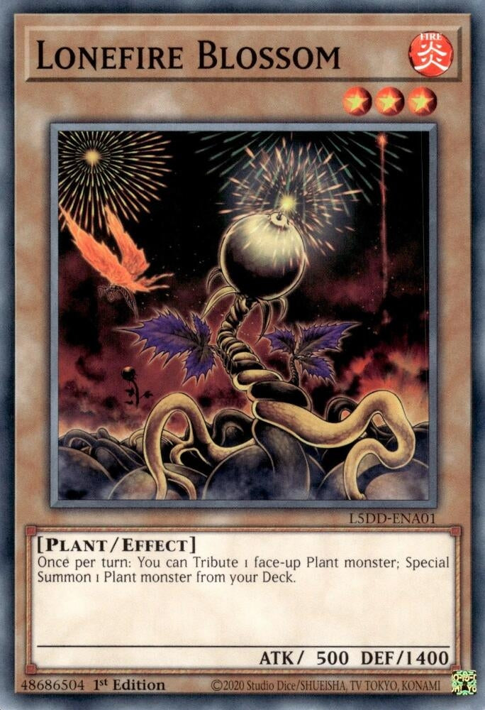 Image for Lonefire Blossom (L5DD-ENA01) - YuGiOh