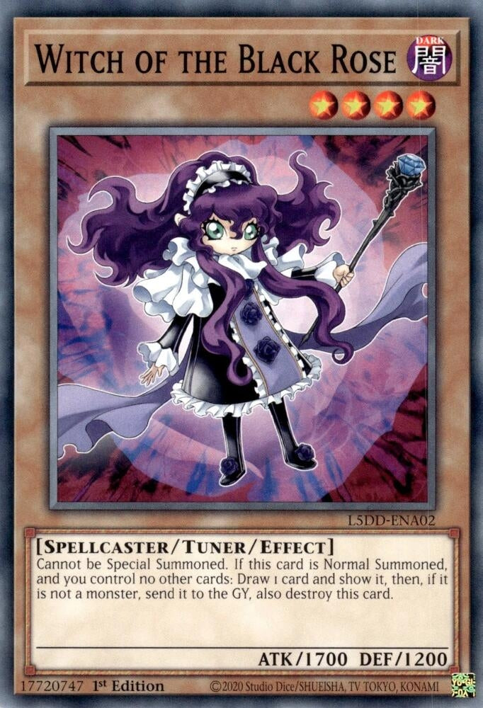 Image for Witch of the Black Rose (L5DD-ENA02) - YuGiOh