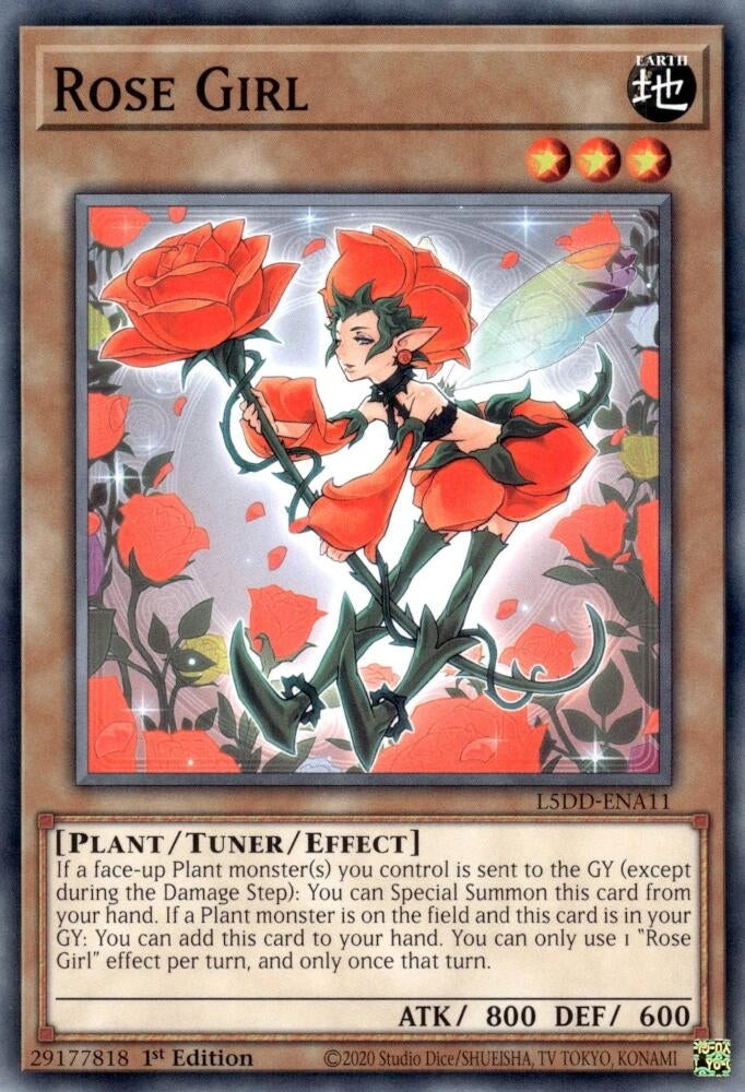 Image for Rose Girl (L5DD-ENA11) - YuGiOh