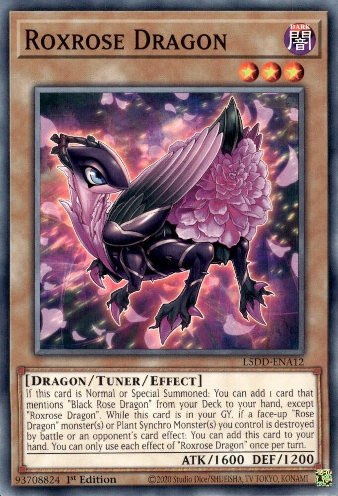 Image for Roxrose Dragon (L5DD-ENA12) - YuGiOh