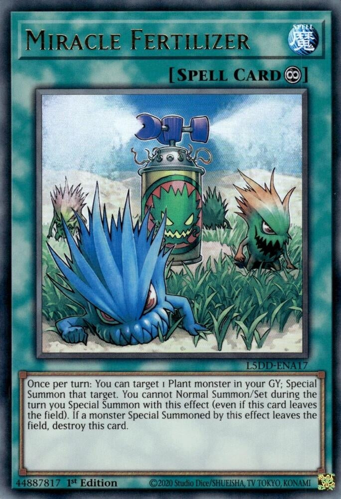 Image for Miracle Fertilizer (Ultra Rare) (L5DD-ENA17) - YuGiOh