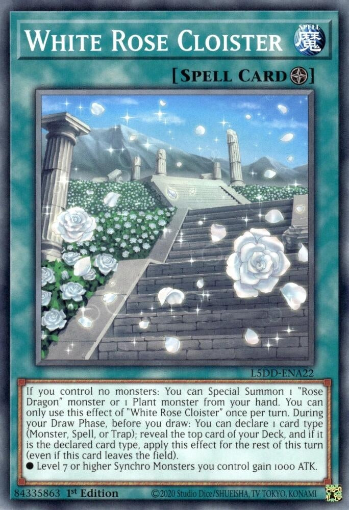 Image for White Rose Cloister (L5DD-ENA22) - YuGiOh