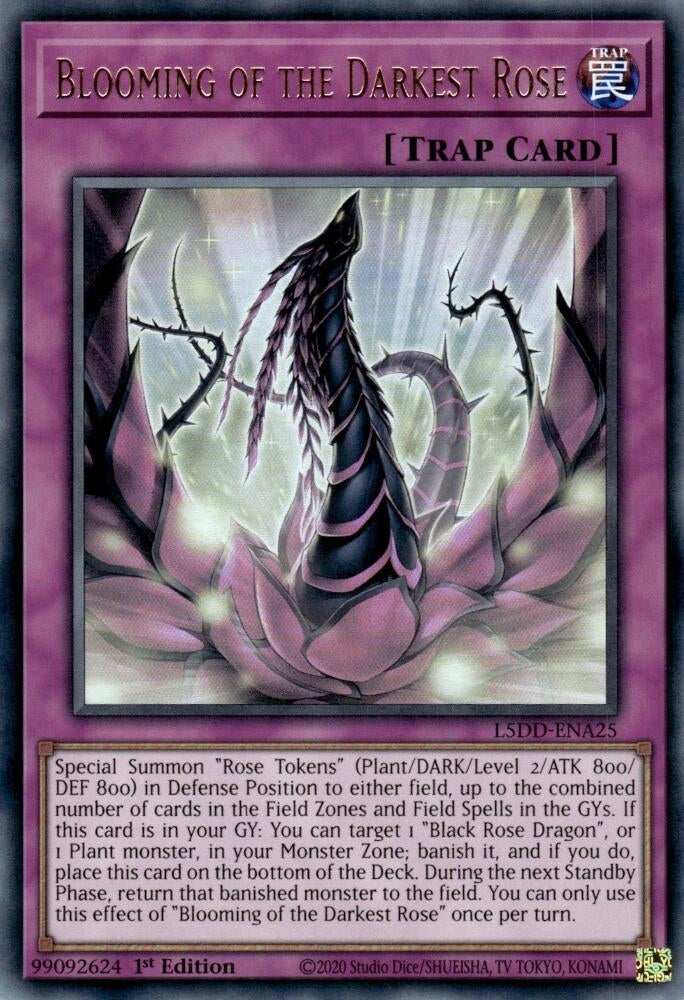 Image for Blooming of the Darkest Rose (L5DD-ENA25) - YuGiOh