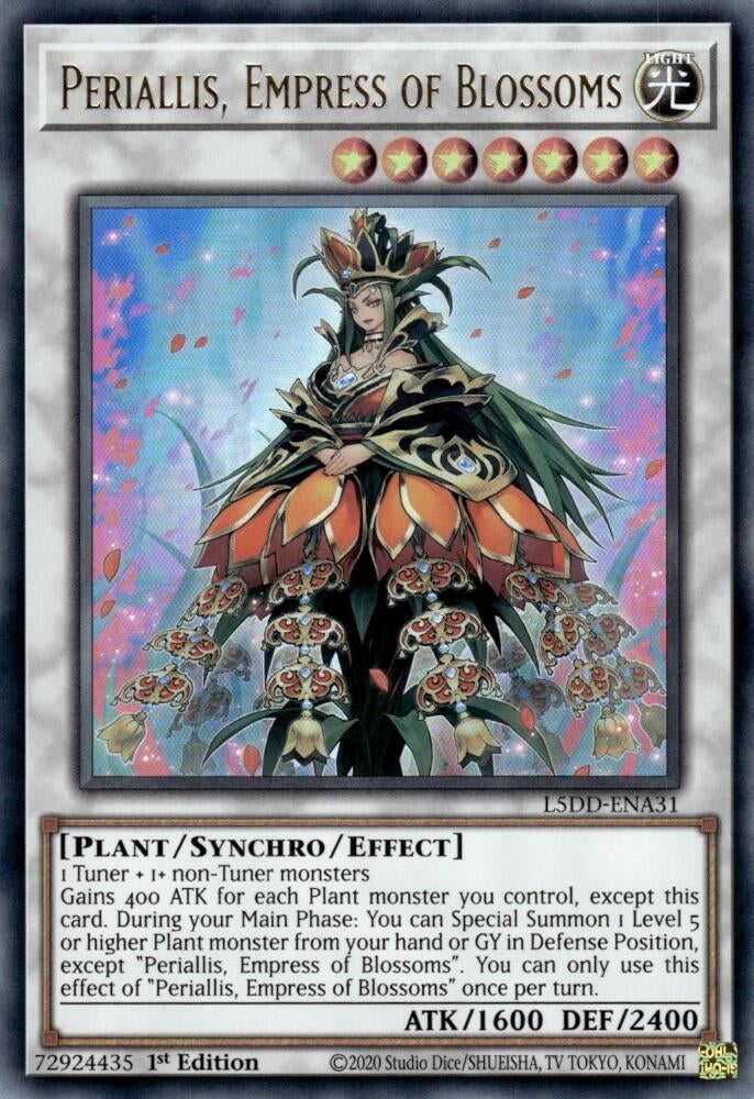 Image for Periallis, Empress of Blossoms (L5DD-ENA31) - YuGiOh