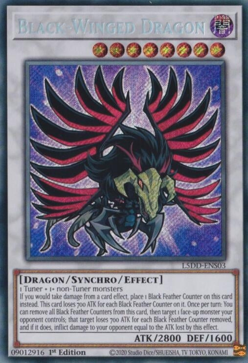 Image for Black-Winged Dragon (L5DD-ENS03) (L5DD-ENS03) - YuGiOh