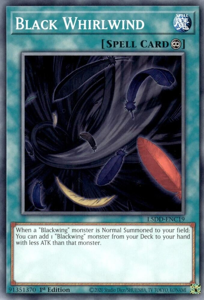Image for Black Whirlwind (L5DD-ENC19) - YuGiOh