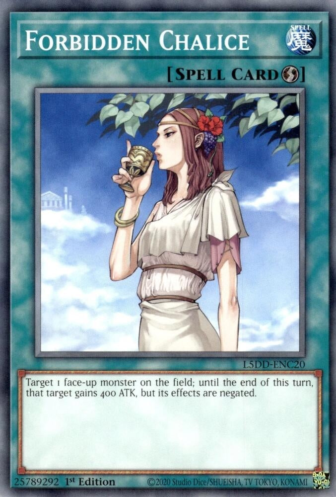 Image for Forbidden Chalice (L5DD-ENC20) - YuGiOh