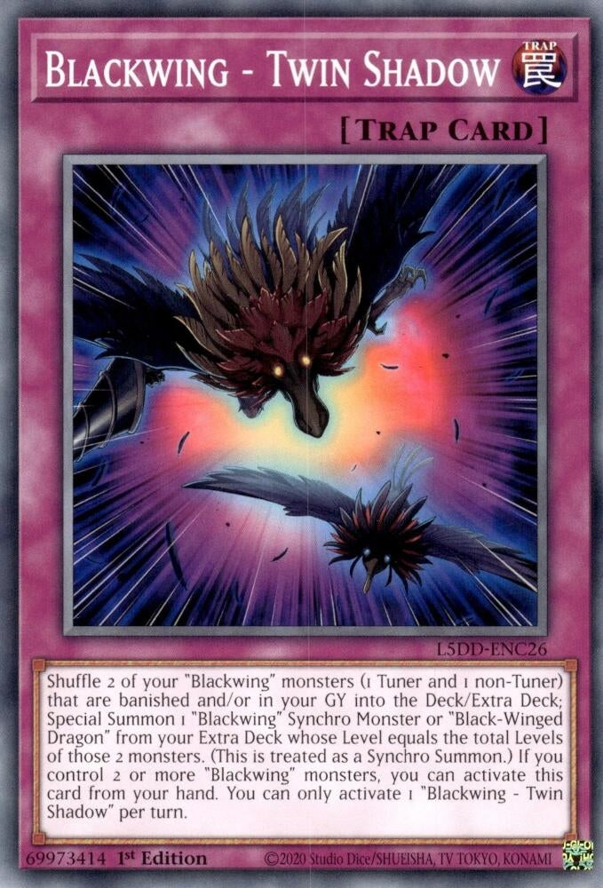 Image for Blackwing - Twin Shadow (L5DD-ENC26) - YuGiOh