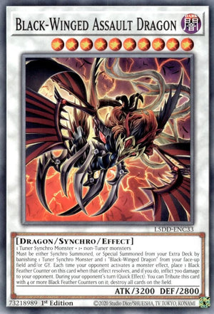 Black-Winged Assault Dragon (L5DD-ENC33)
