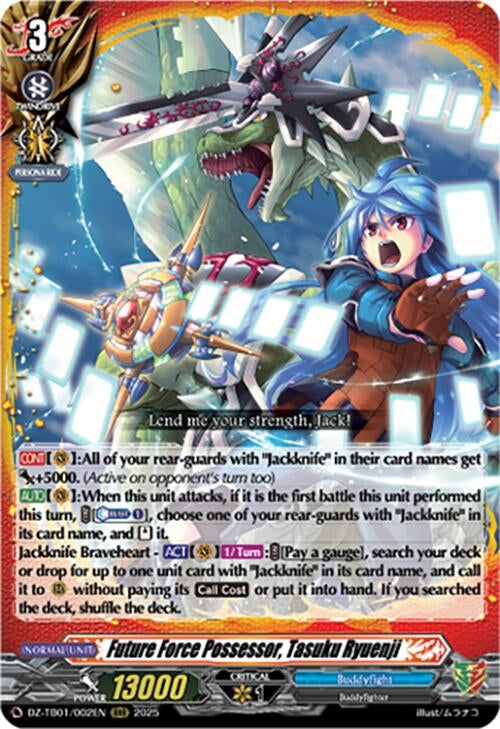 Image for Future Force Possessor, Tasuku Ryuenji (DZ-TB01/002EN) - Cardfight Vanguard
