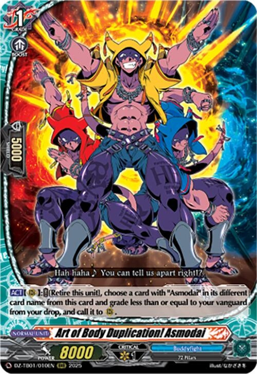 Image for Art of Body Duplication! Asmodai (DZ-TB01/010EN) - Cardfight Vanguard