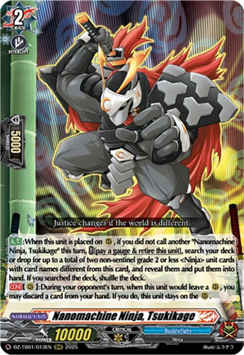 Image for Nanomachine Ninja, Tsukikage (DZ-TB01/013EN) - Cardfight Vanguard