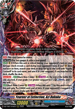 Yearner of Extinction, Azi Dahaka (DZ-TB01/016EN)
