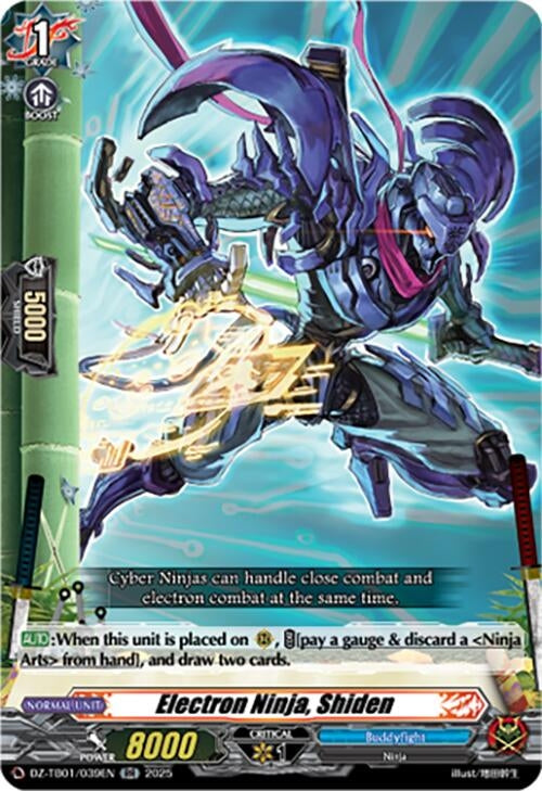 Image for Electron Ninja, Shiden (DZ-TB01/039EN) - Cardfight Vanguard