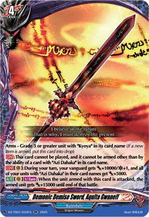 Demonic Demise Sword, Aqulta Gwaneff (DZ-TB01/044EN)