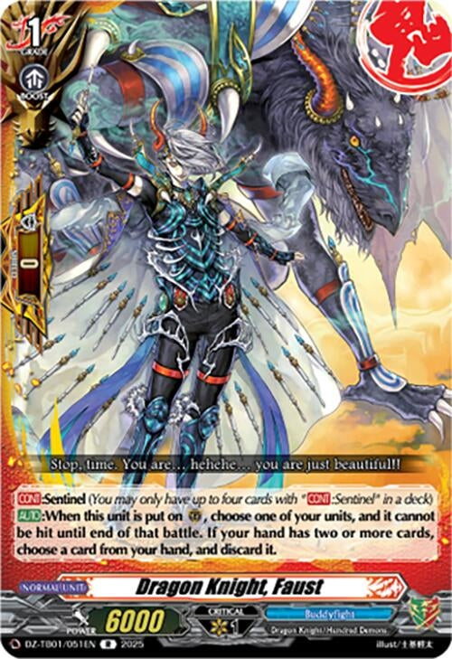 Image for Dragon Knight, Faust (DZ-TB01/051EN) - Cardfight Vanguard