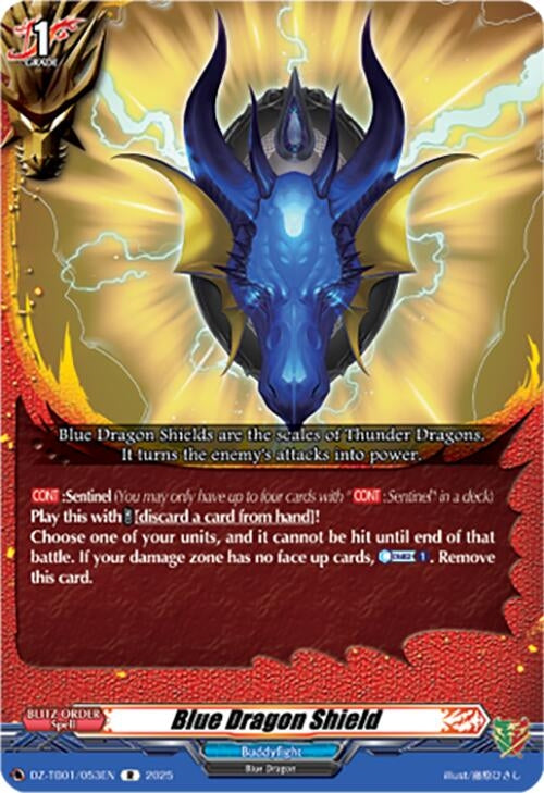 Image for Blue Dragon Shield (DZ-TB01/053EN) - Cardfight Vanguard