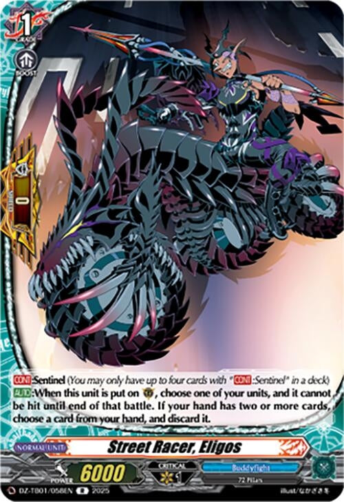 Image for Street Racer, Eligos (DZ-TB01/058EN) - Cardfight Vanguard