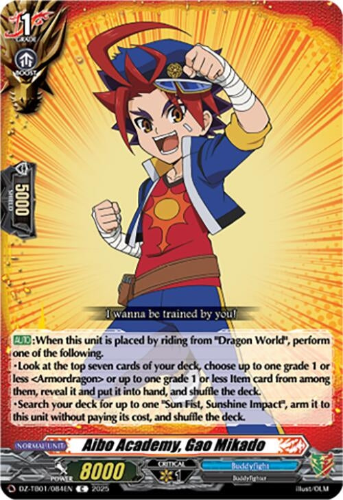 Image for Aibo Academy, Gao Mikado (DZ-TB01/084EN) - Cardfight Vanguard