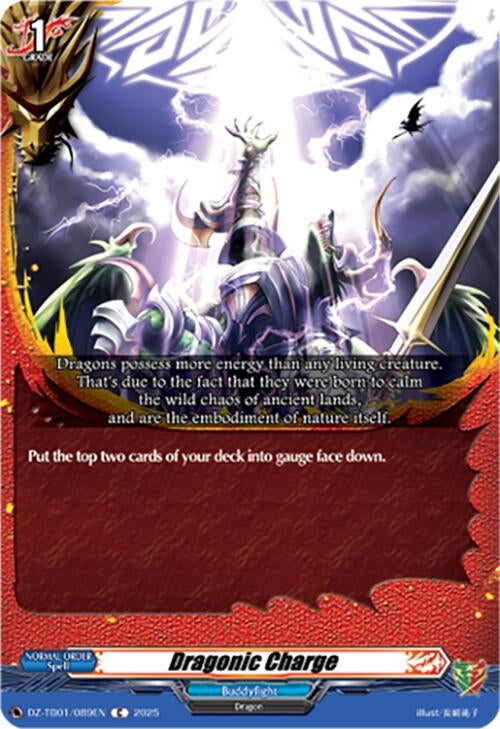 Image for Dragonic Charge (DZ-TB01/089EN) - Cardfight Vanguard
