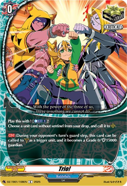 Image for Trio! (DZ-TB01/108EN) - Cardfight Vanguard