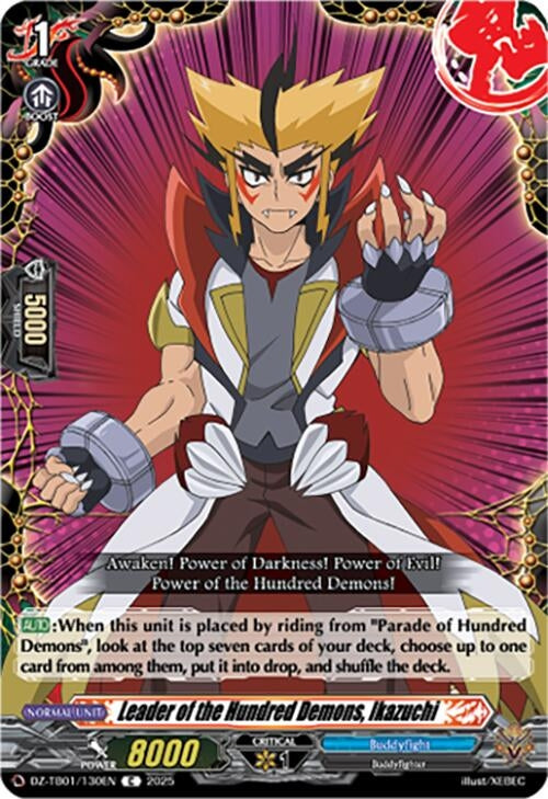 Image for Leader of the Hundred Demons, Ikazuchi (DZ-TB01/130EN) - Cardfight Vanguard