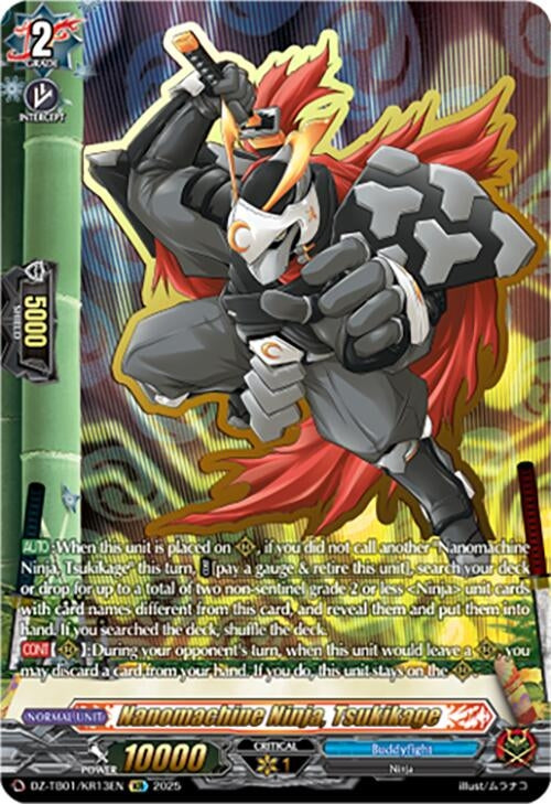 Image for Nanomachine Ninja, Tsukikage (KR) (DZ-TB01/KR13EN) - Cardfight Vanguard