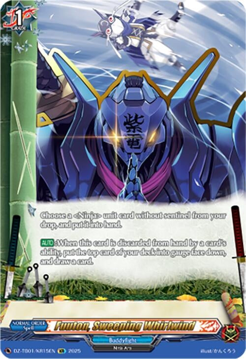 Image for Fuuton, Sweeping Whirlwind (KR) (DZ-TB01/KR15EN) - Cardfight Vanguard