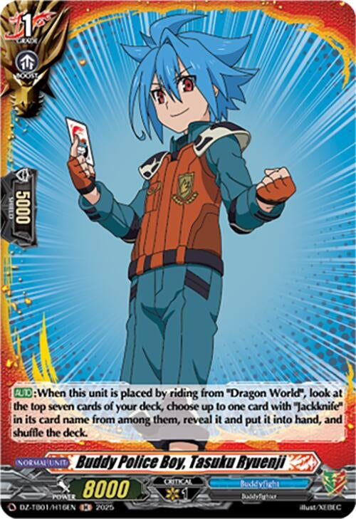 Image for Buddy Police Boy, Tasuku Ryuenji (H) (DZ-TB01/H16EN) - Cardfight Vanguard