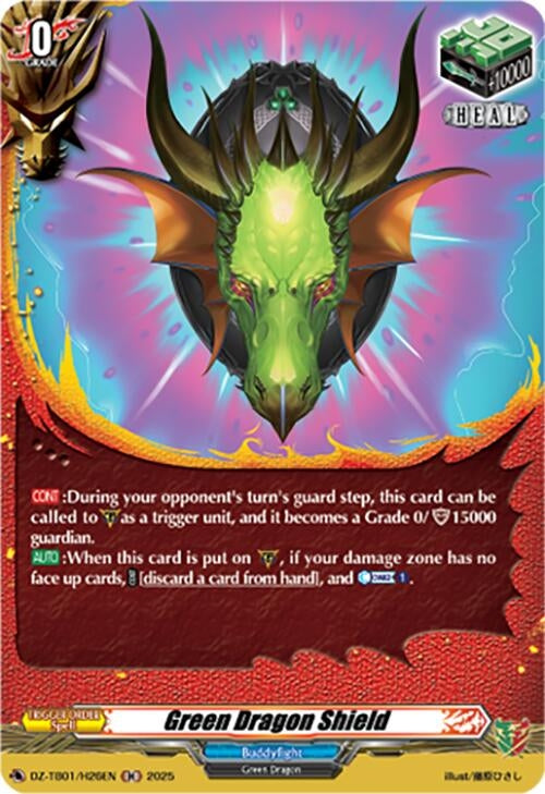 Image for Green Dragon Shield (H) (DZ-TB01/H26EN) - Cardfight Vanguard