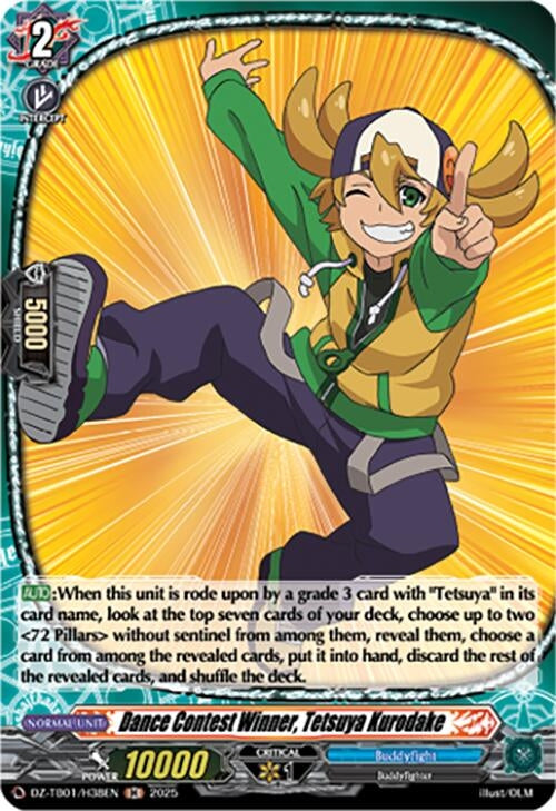 Image for Dance Contest Winner, Tetsuya Kurodake (H) (DZ-TB01/H38EN) - Cardfight Vanguard