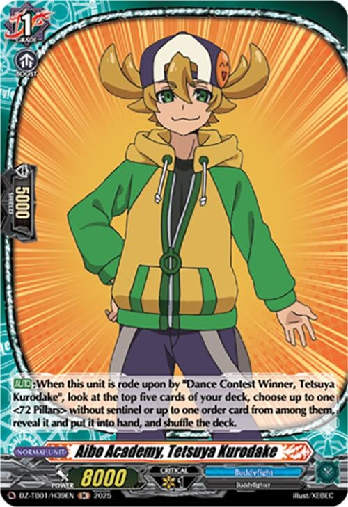 Image for Aibo Academy, Tetsuya Kurodake (H) (DZ-TB01/H39EN) - Cardfight Vanguard