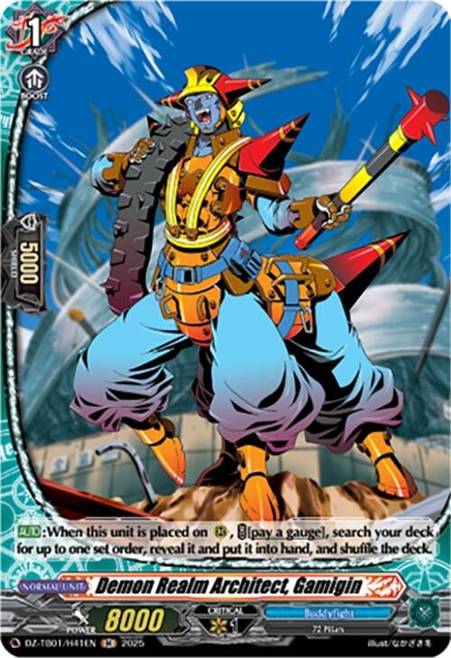 Image for Demon Realm Architect, Gamigin (H) (DZ-TB01/H41EN) - Cardfight Vanguard
