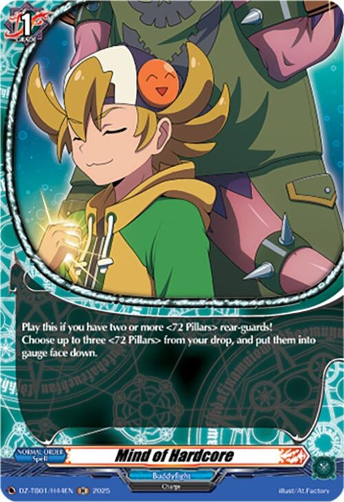 Image for Mind of Hardcore (H) (DZ-TB01/H44EN) - Cardfight Vanguard
