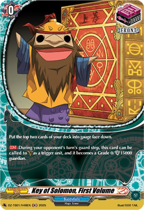 Image for Key of Solomon, First Volume (H) (DZ-TB01/H48EN) - Cardfight Vanguard