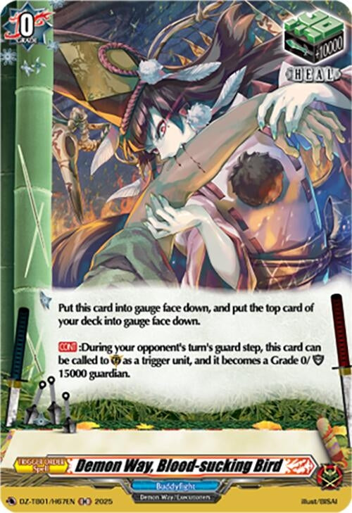 Image for Demon Way, Blood-sucking Bird (H) (DZ-TB01/H67EN) - Cardfight Vanguard